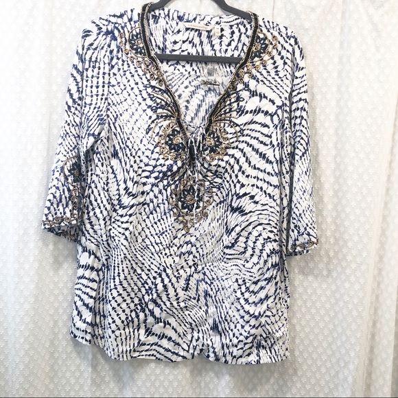 Soft Surroundings Tops - NWOT SOFT SURROUNDINGS • Boho south beach tunic PM